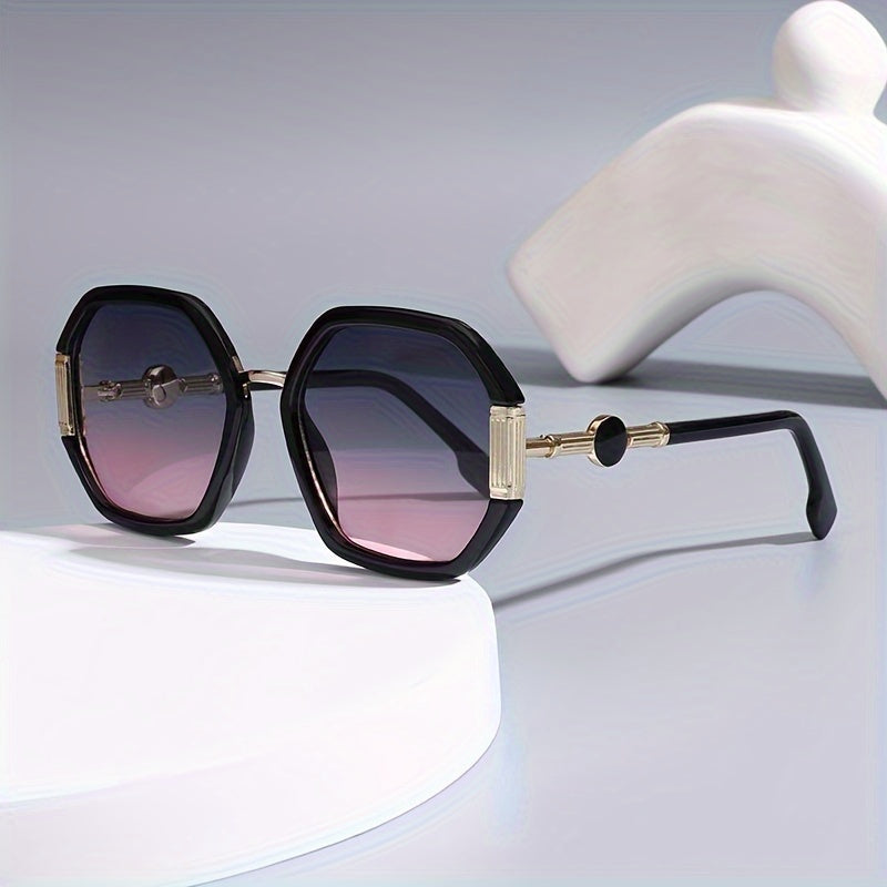 Lunettes de soleil rétro polygonales - Topdecheztop.fr