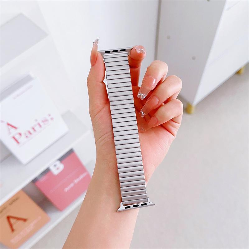 Bracelet de montre élastique en acier inoxydable
