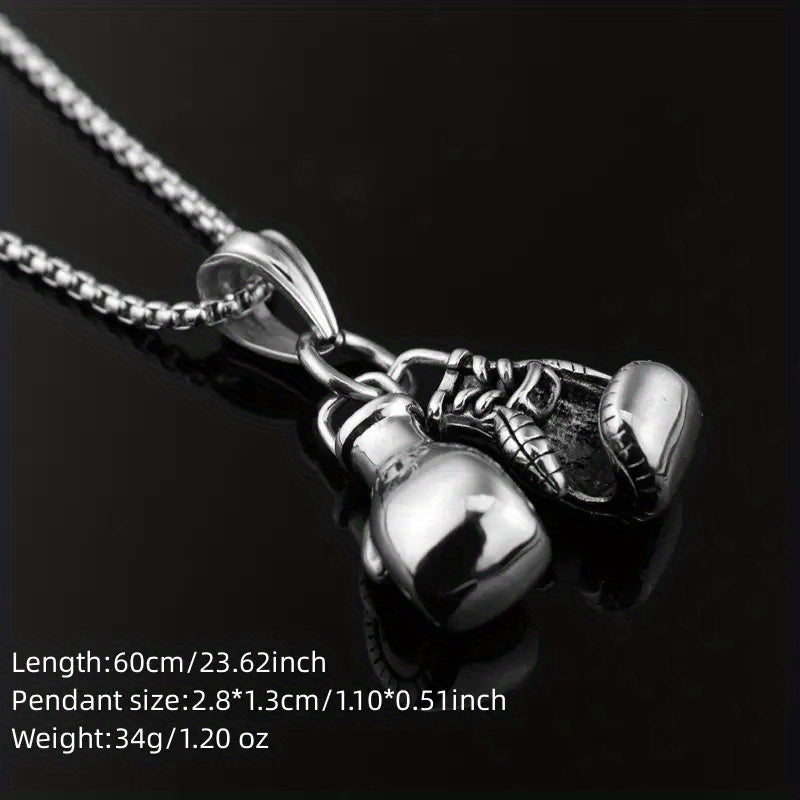 Collier avec pendentif en forme de gants de boxe - Topdecheztop.fr