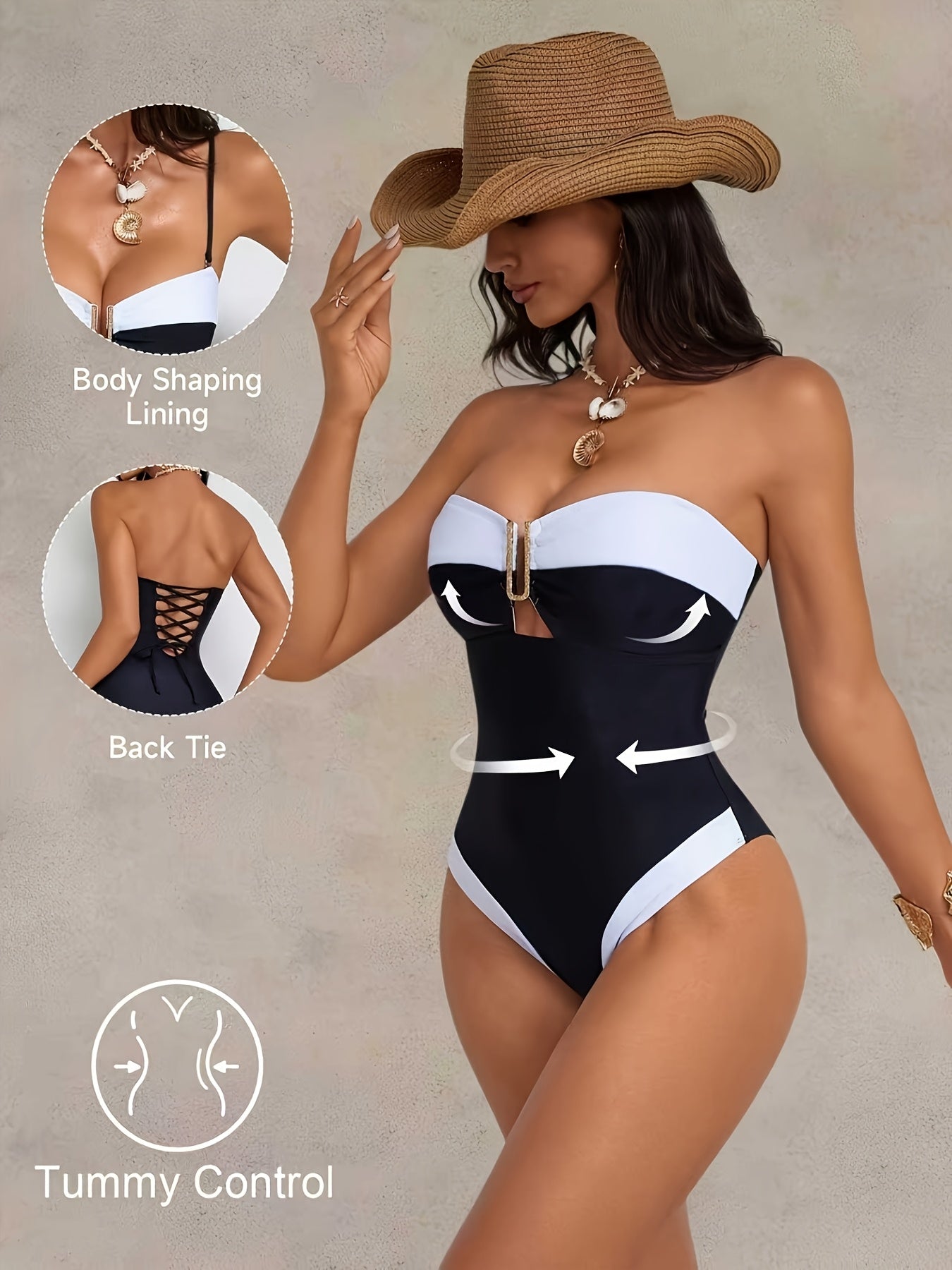 Maillot de bain une pièce , TOP