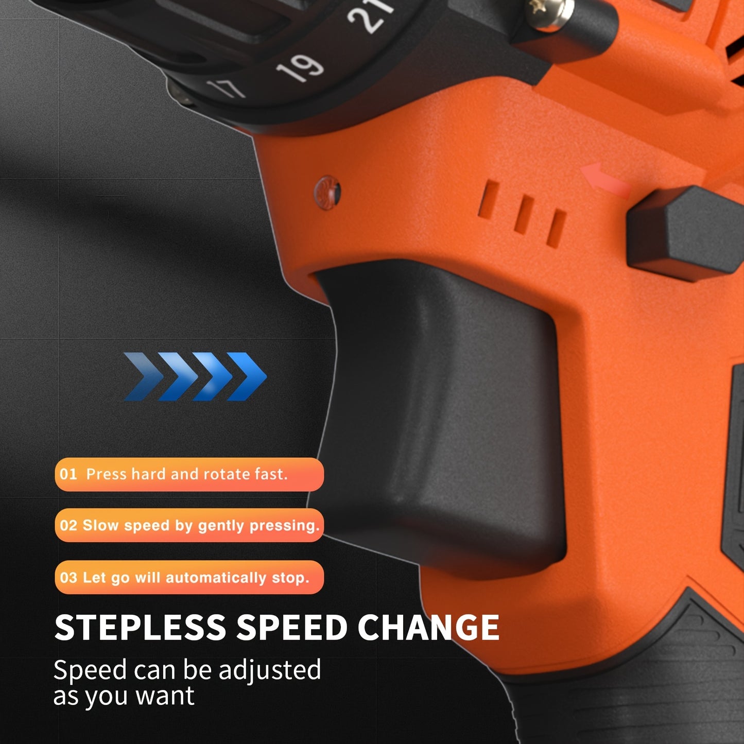 Perceuse-visseuse sans fil 21 V et perceuse combinée - Perceuse électrique robuste