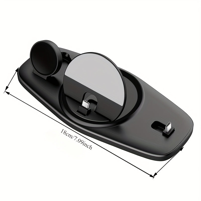 Station de charge pliable et portable pour téléphones mobiles, compatible avec tous les appareils USB-C