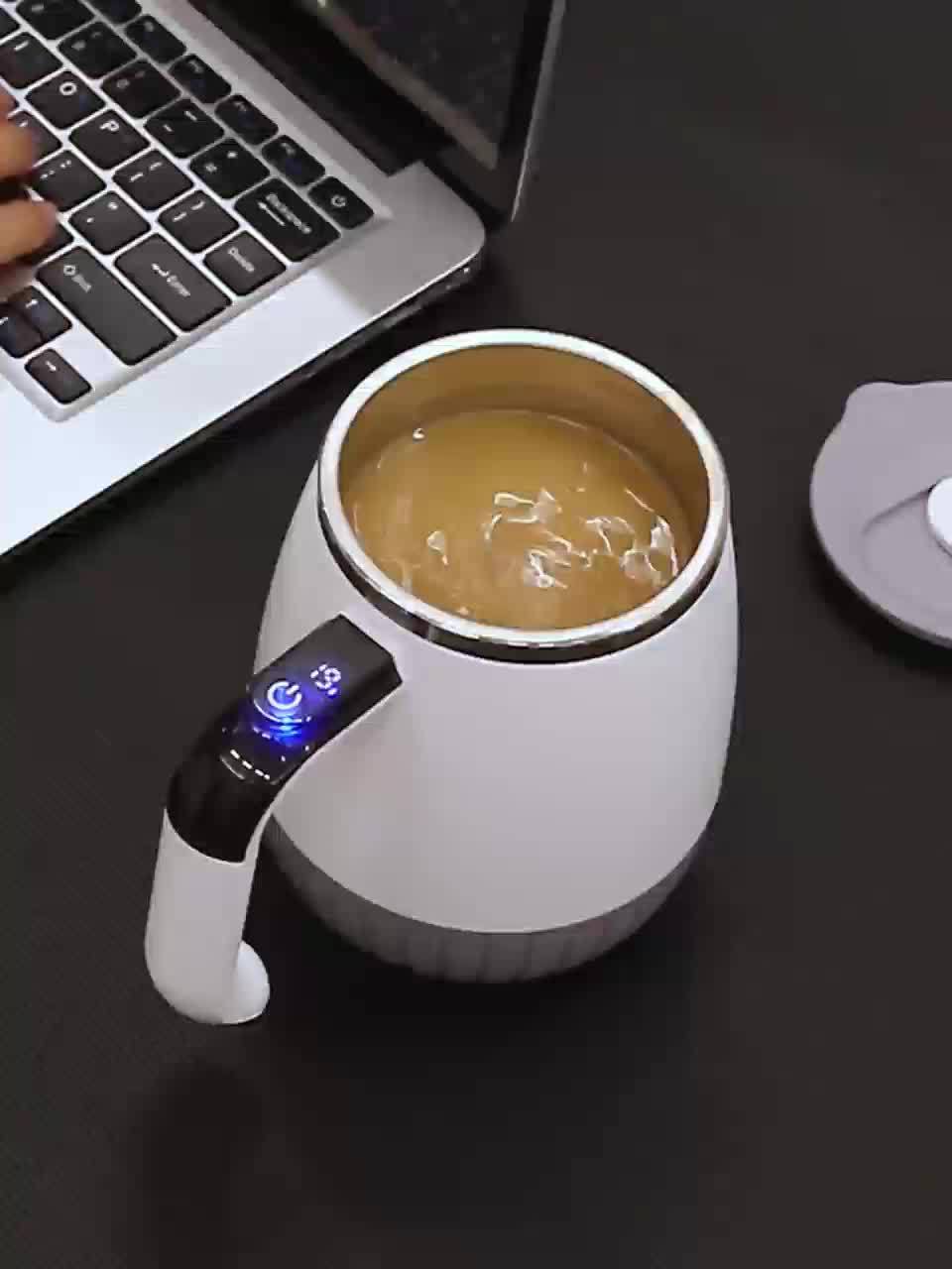Tasse à mélanger entièrement automatique avec mesure intelligente de la température, en acier inoxydable 316