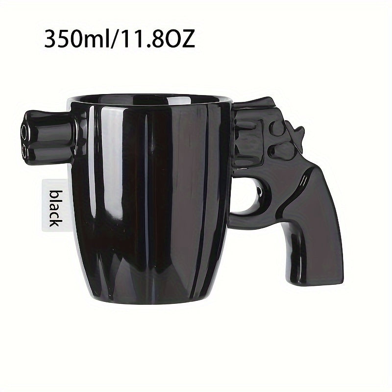 Mug en céramique à motif revolver (1 pièce)