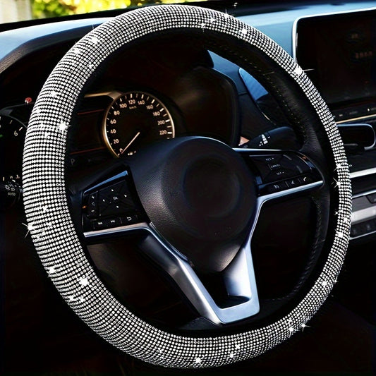 Housse de volant de voiture luxueuse et bling-bling - Extensible - Topdecheztop.fr