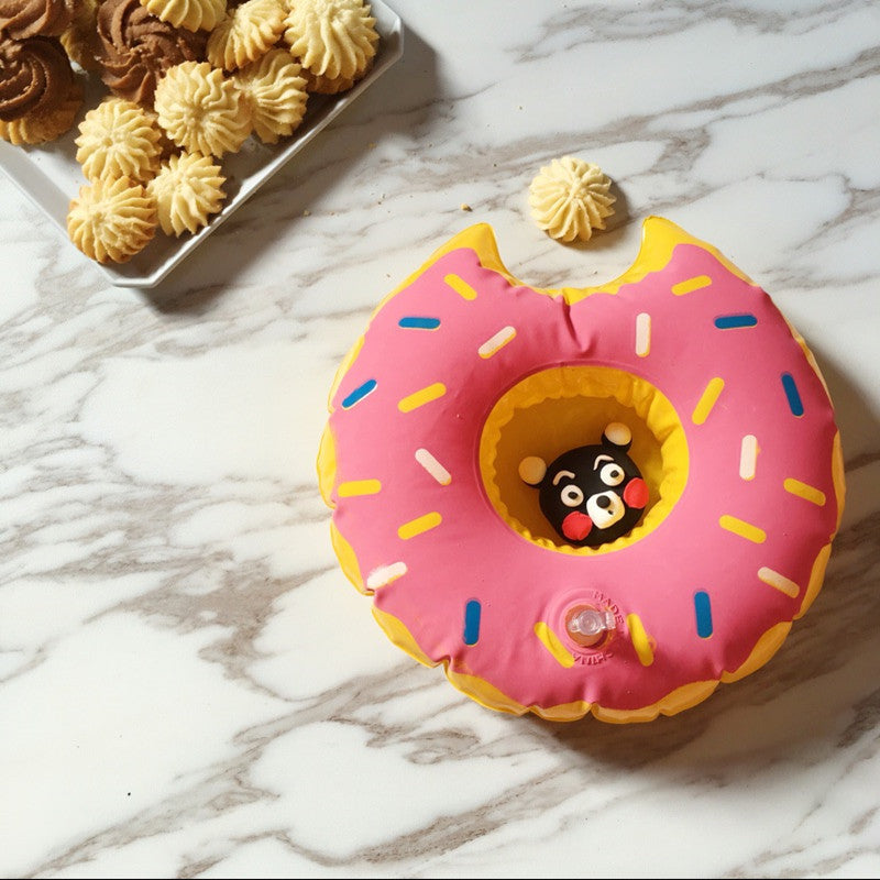 Porte-gobelet en forme de donut