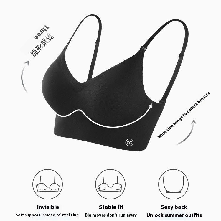 Soutien-gorge push-up dos nu en forme de U pour femme, avec bretelles et coussinets, idéal pour les petites poitrines.