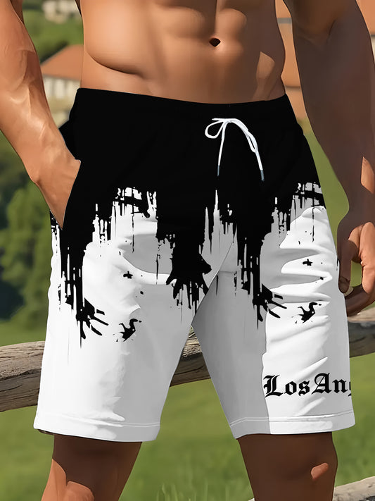 Shorts pour hommes - Noir et blanc haut de gamme, parfaits