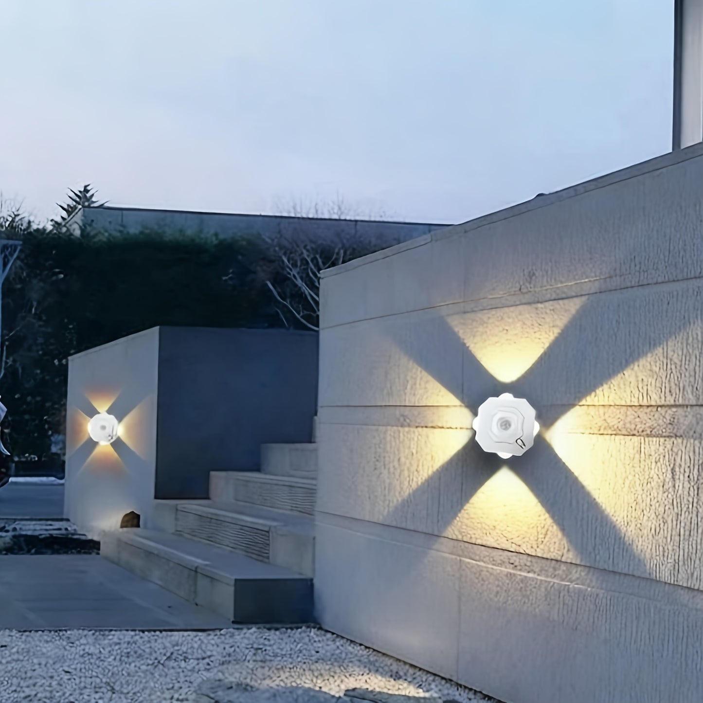 1 Lampe  RGB/tricolore avec détecteur de mouvement