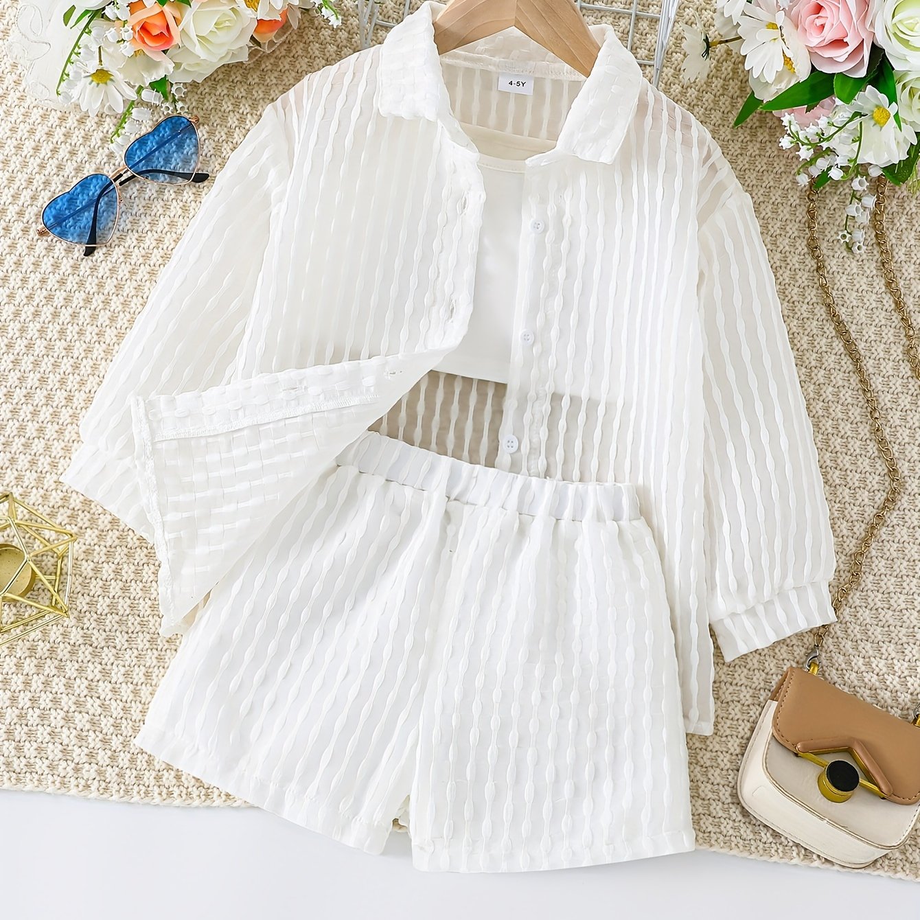 Ensemble trois pièces pour fille - Topdecheztop.fr