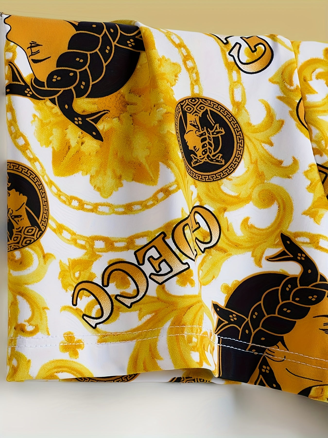 Lot de 5 boxers de luxe noirs et dorés pour homme