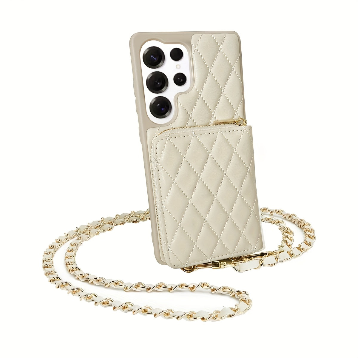 Etui de protection pour téléphone avec fermeture éclair en similicuir microfibre, IPHONE,SAMSUNG