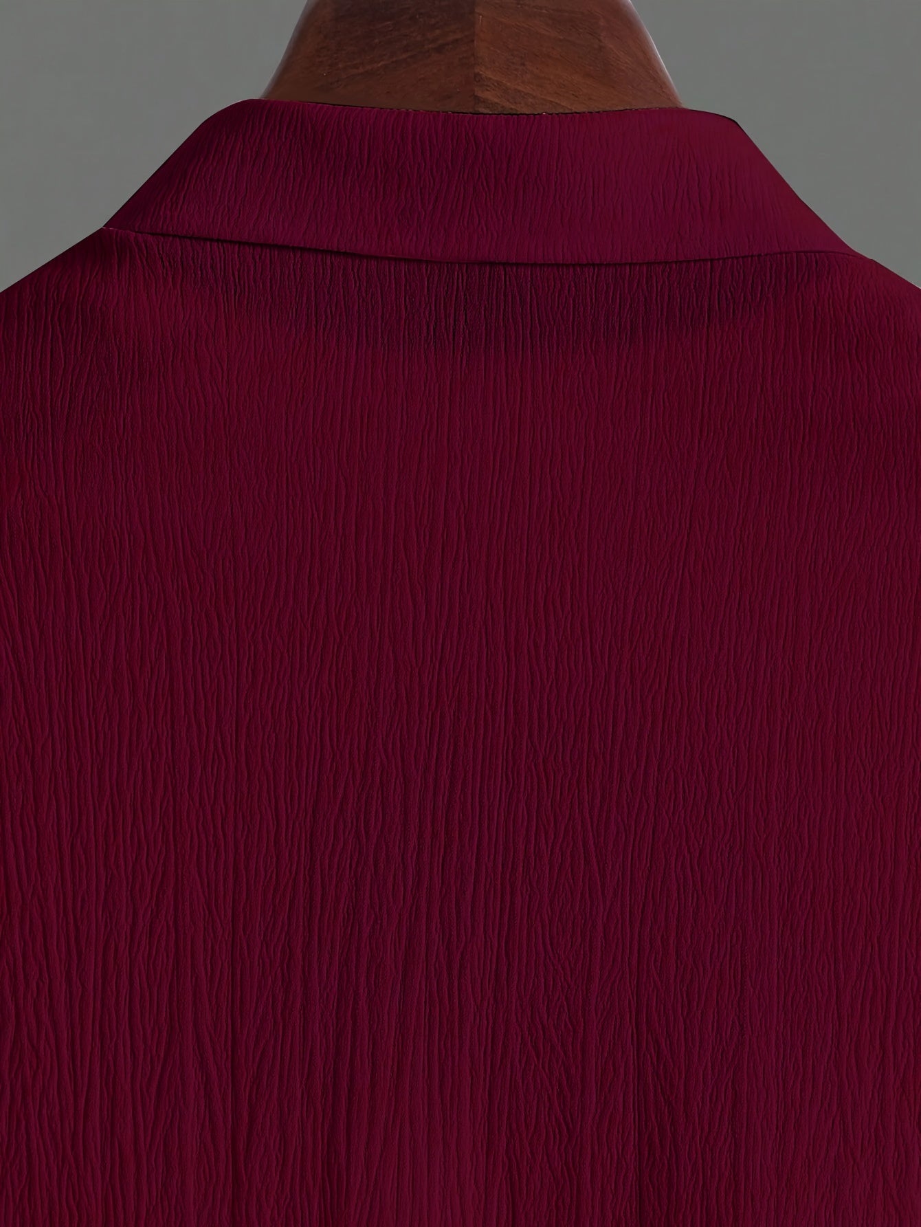 Ensemble chemise en maille pour homme, grandes tailles