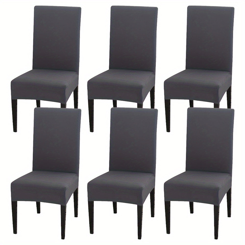 Housses de chaise extensibles en tissu fibreux, style classique - Topdecheztop.fr