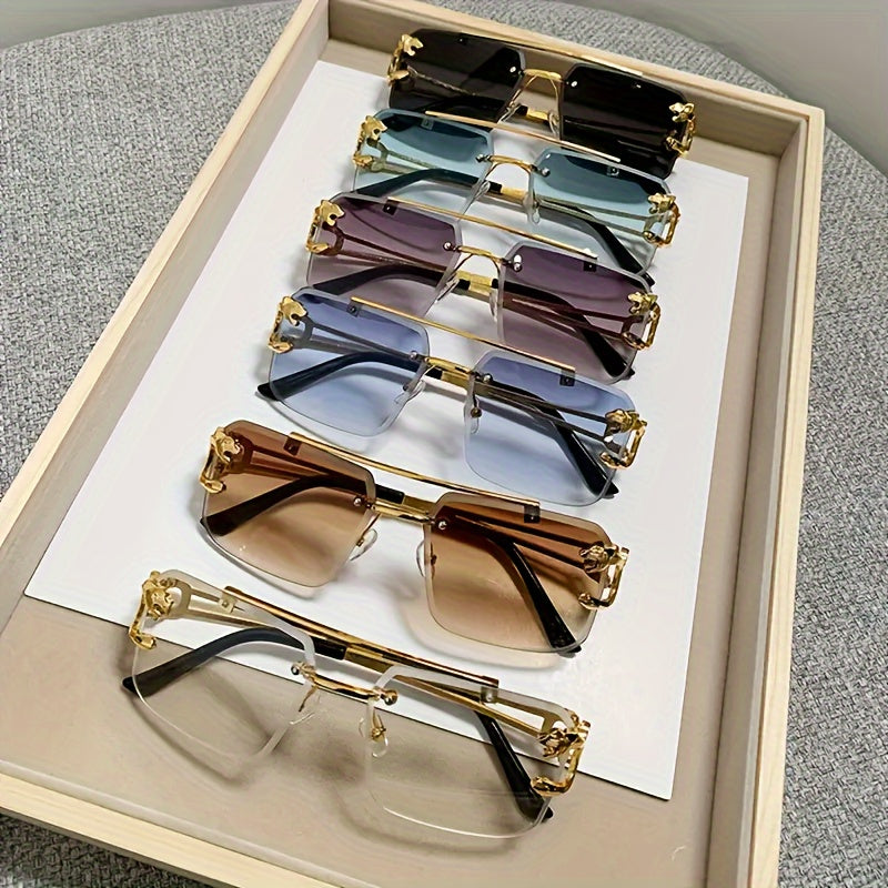 Lot de 6 paires de lunettes élégantes, tendance MIX