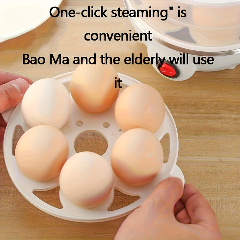 Cuiseur à œufs rapide, un compartiment pour 7 œufs, arrêt automatique