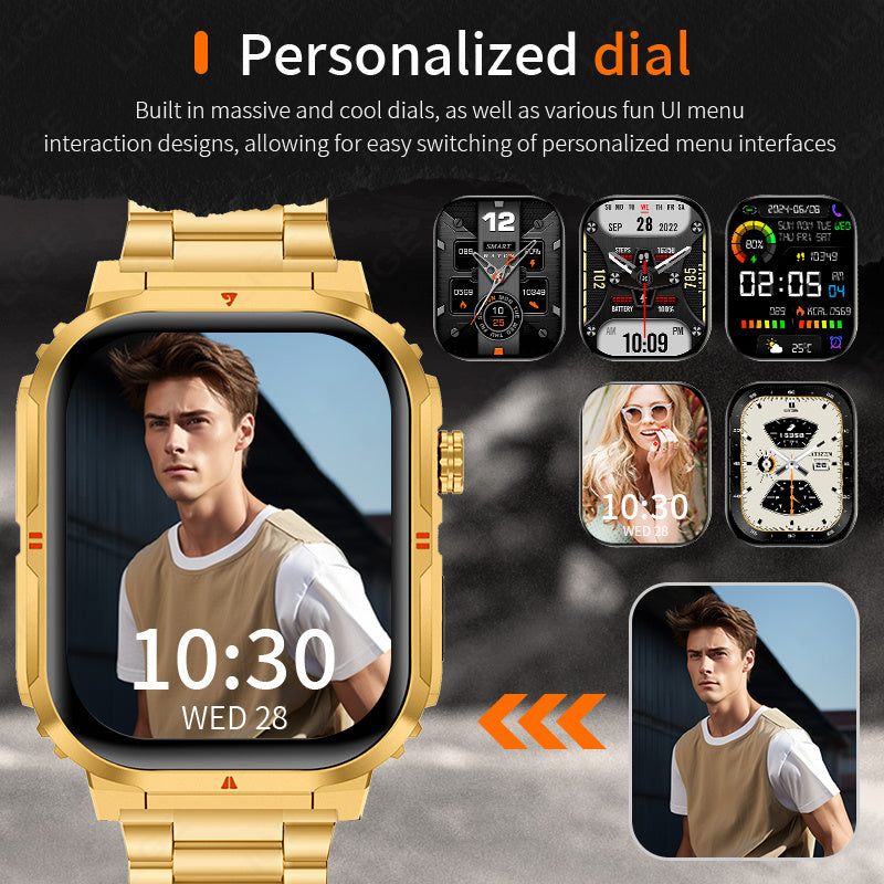 Montre connectée LIGE, montre pour homme, femme