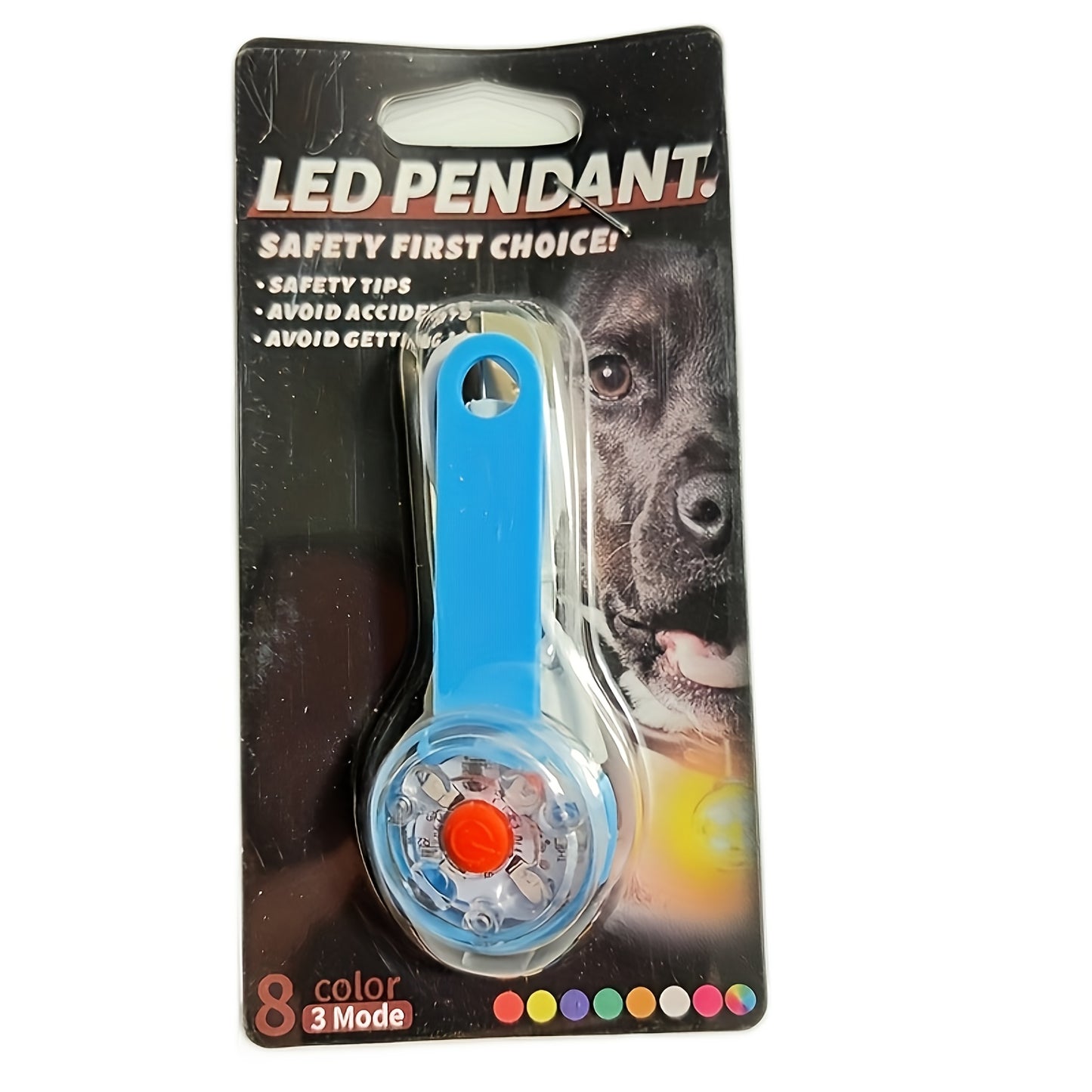 Pendentif rechargeable pour collier pour animal de compagnie (1 pièce)