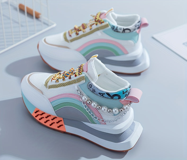 Baskets montantes décontractées pour femmes, chaussures pour femmes