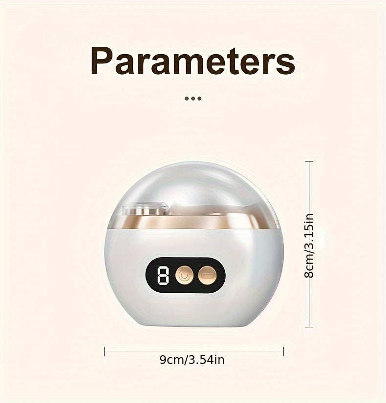 Coupe-ongles électrique intelligent 2 en 1, outil de manucure et de polissage