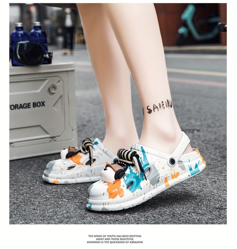 Sabots pour hommes/femmes à semelles épaisses , doux et confortables pour les loisirs de plein air, antidérapants et durables.