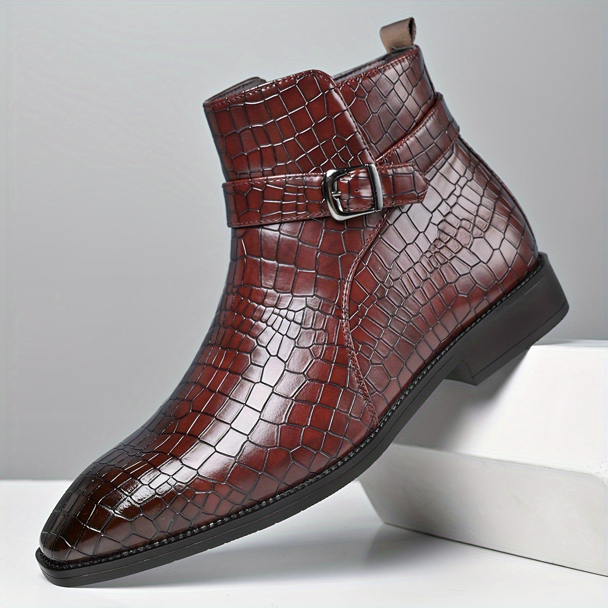 Bottines Chelsea vintage élégantes pour homme - Confortables