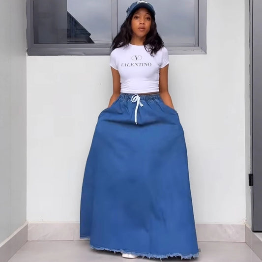 Jupes en jean pour femmes