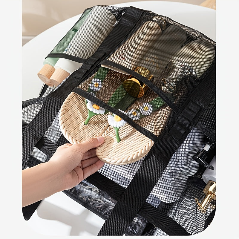 Grand sac de plage en filet anti-sable