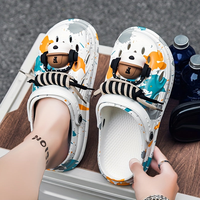 Sabots pour hommes/femmes à semelles épaisses , doux et confortables pour les loisirs de plein air, antidérapants et durables.