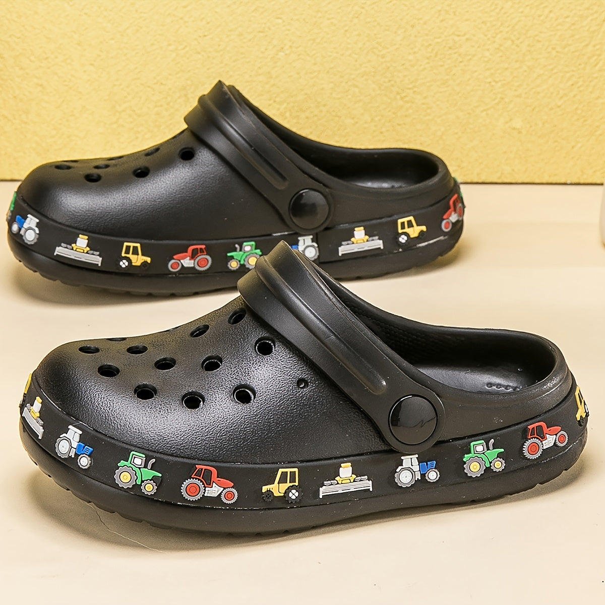 Bamenmeet Casual Cartoon Comfortable Clogs For Boys Girls, Breathable Lightweight Non-slip Clogs For Summer - Topdecheztop.fr