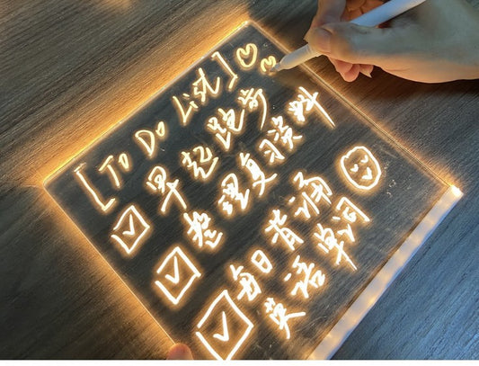 Panneau lumineux coloré pour écriture - Topdecheztop.fr