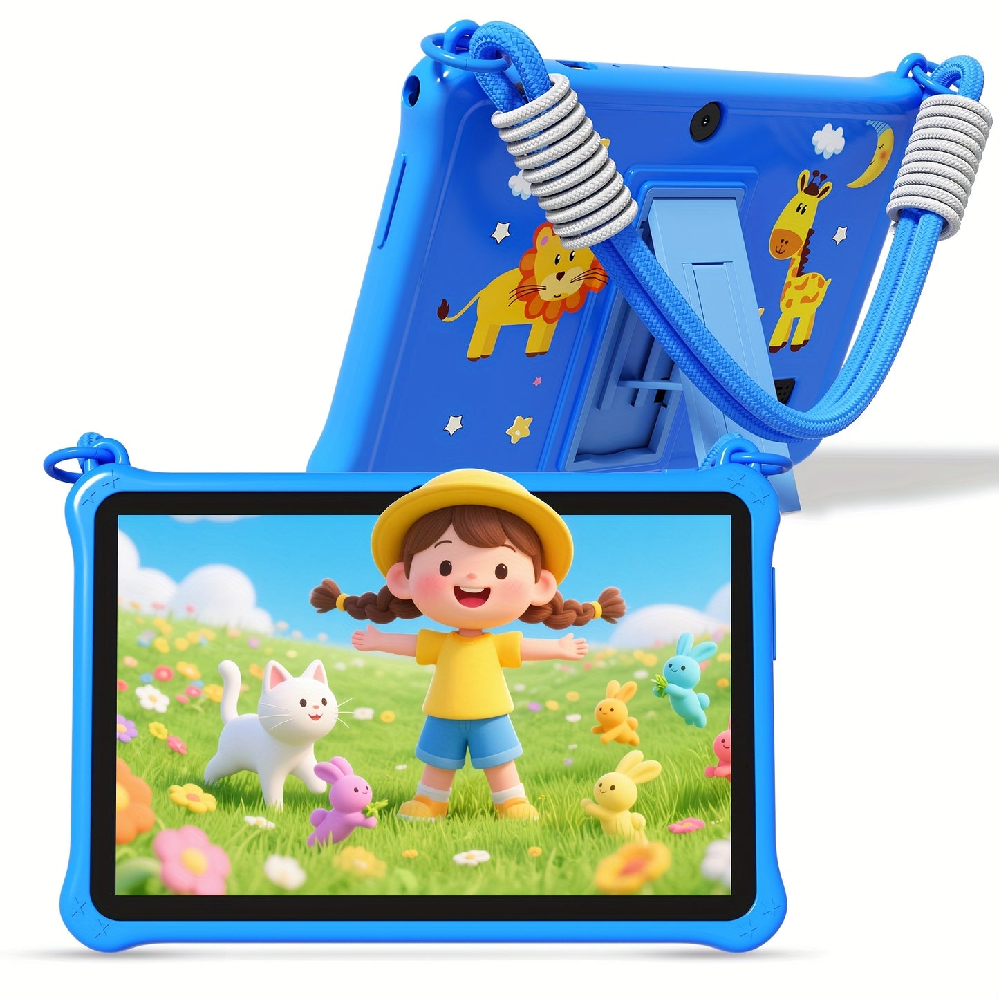 Tablette Android 13 pour enfants, 7 pouces, avec étui de protection