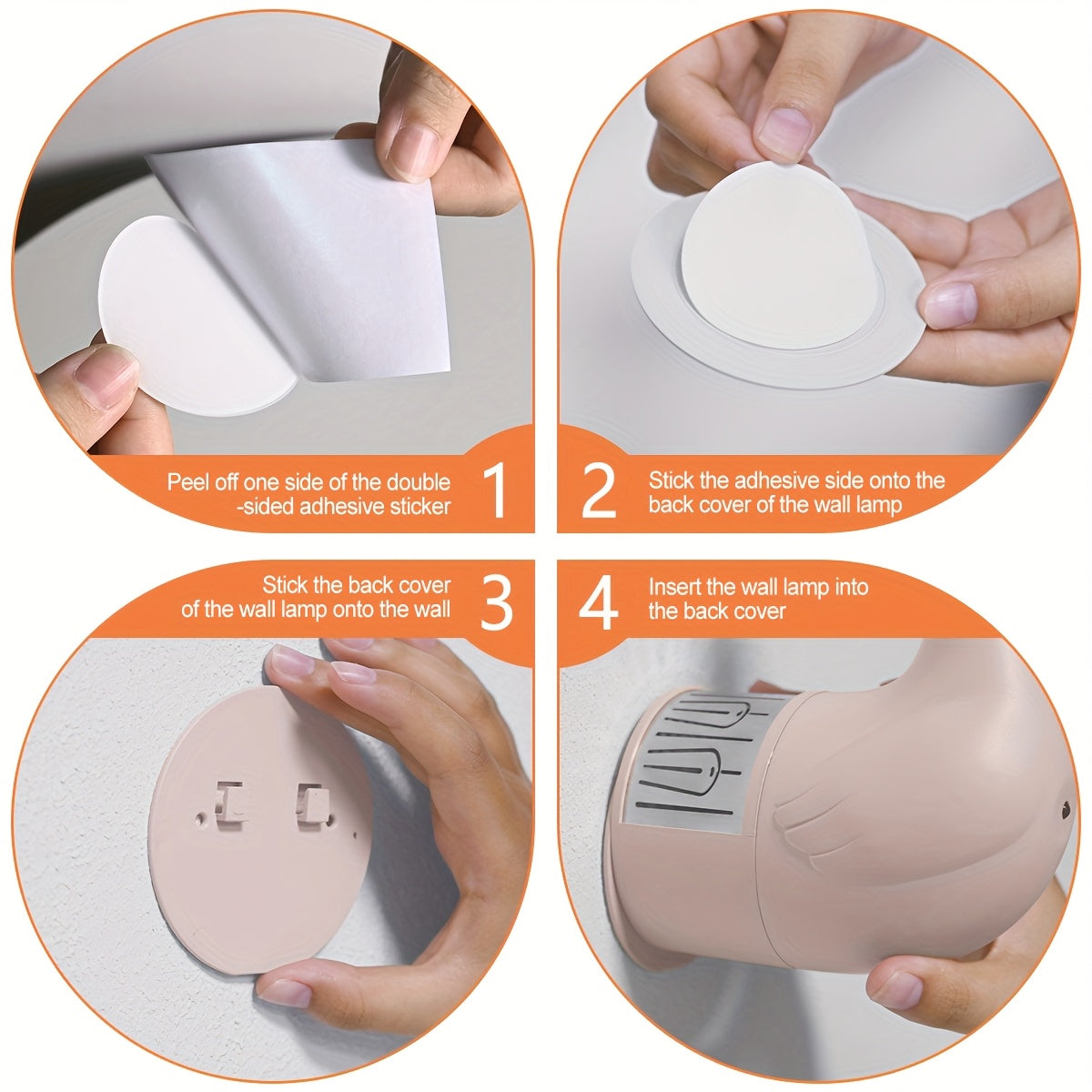 Applique murale Paon en plastique 3D indépendante, 16 couleurs réglables pour différentes pièces - Éclairage sur le thème des animaux avec commande tactile et télécommande, batterie rechargeable