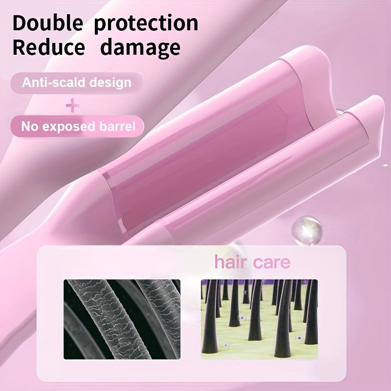 Fer à friser et à onduler, fer à friser avec embouts gaufrés