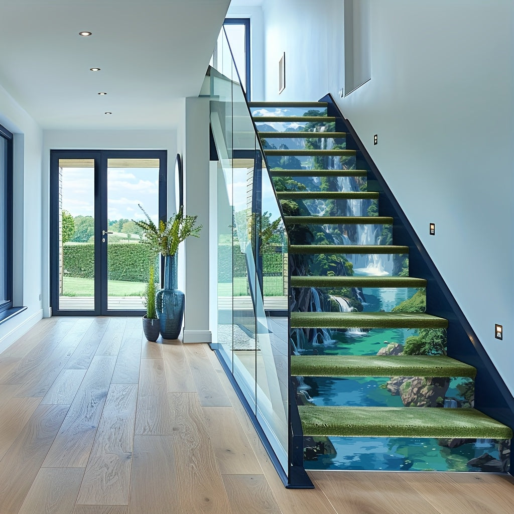 Autocollants pour contremarches d'escalier en vinyle - Autocollants