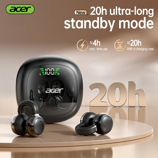 Casque sans fil Acer OHR537 : son haute fidélité, véritablement sans fil, stéréo