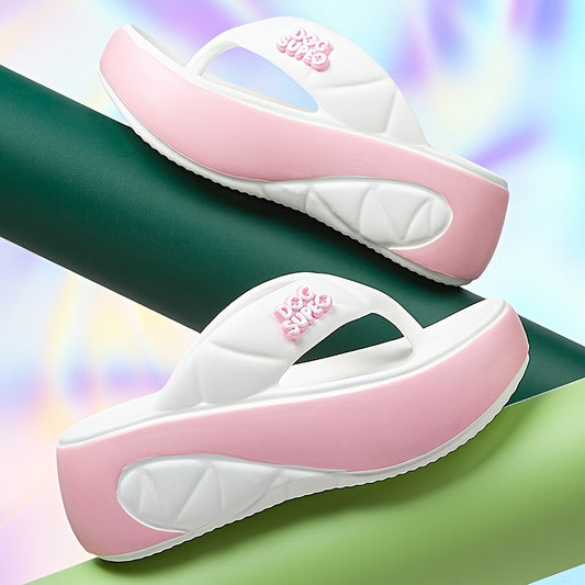Tongs d'été à semelle souple pour femmes, sandales de plage décontractées - Topdecheztop.fr