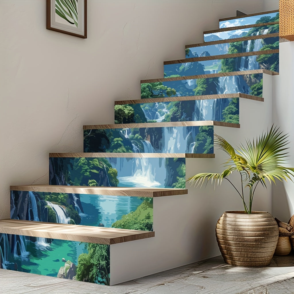 Autocollants pour contremarches d'escalier en vinyle - Autocollants