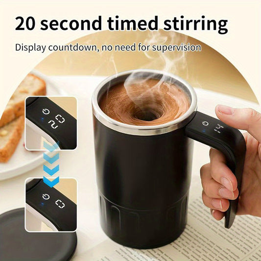 Mug électrique à affichage numérique LED de la température, grande capacité, rechargeable et portable