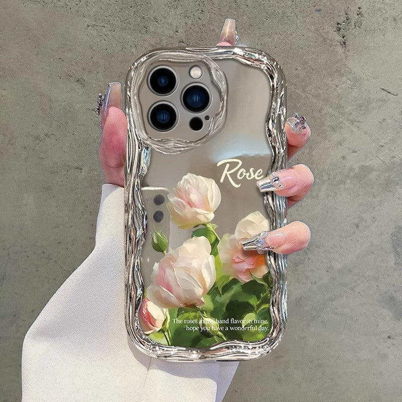 Les coques de téléphone à motif de rose