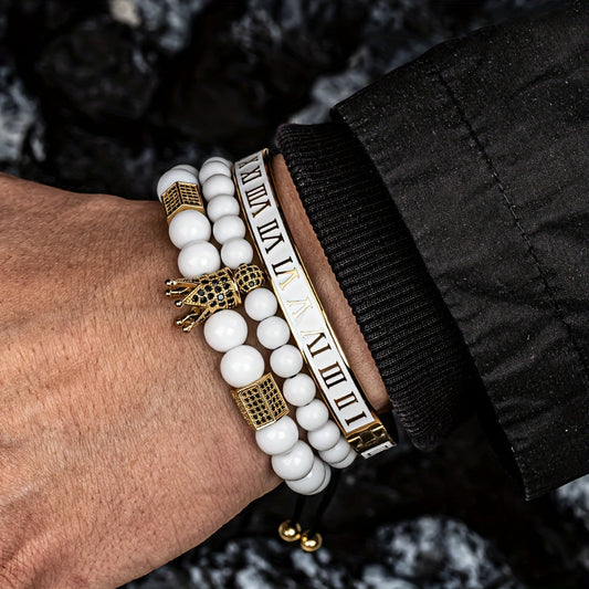 Élégance au Poignet : Trio de Bracelets