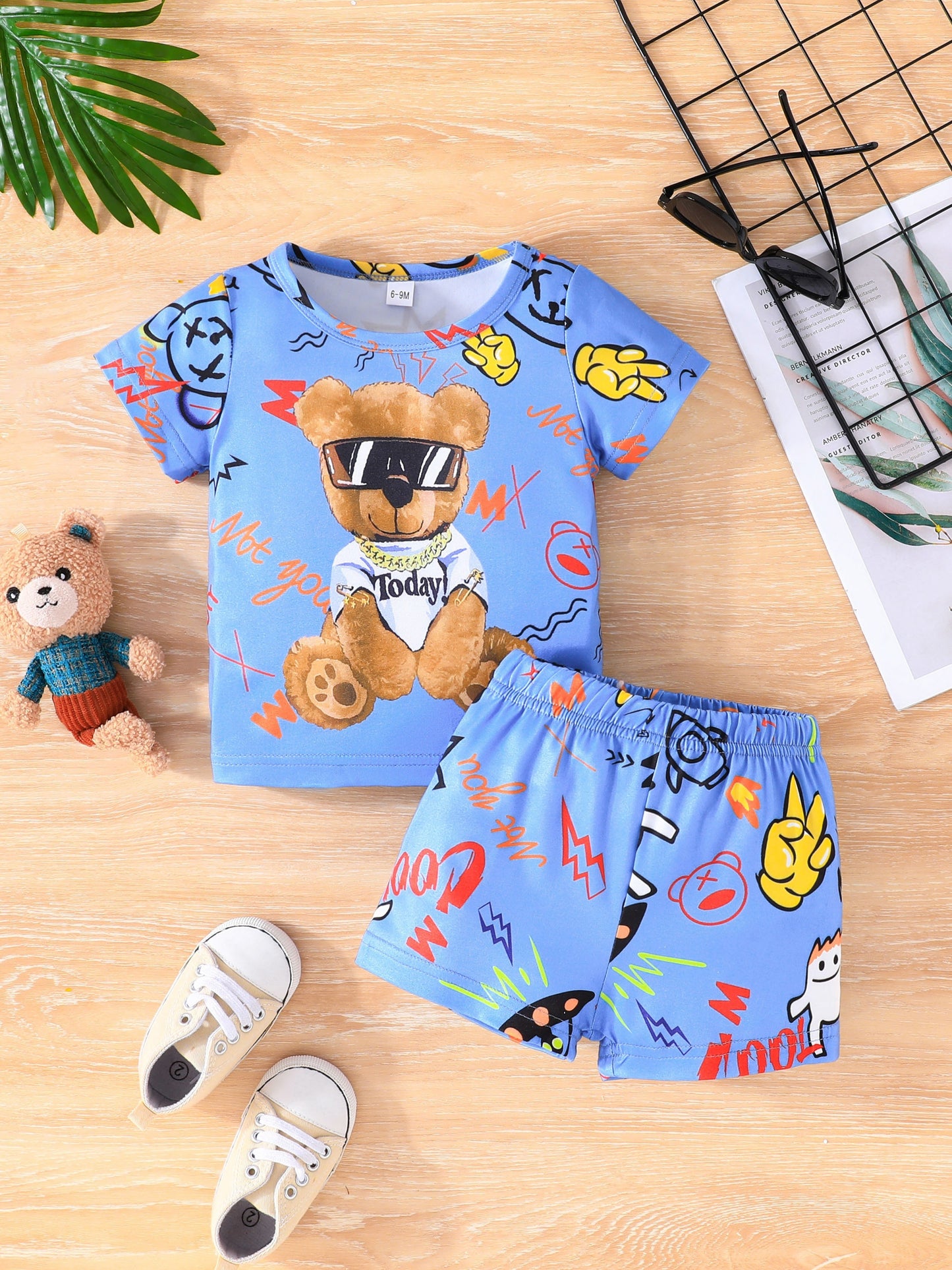 Ensemble 2 pièces d'été pour bébé et tout-petit - Topdecheztop.fr