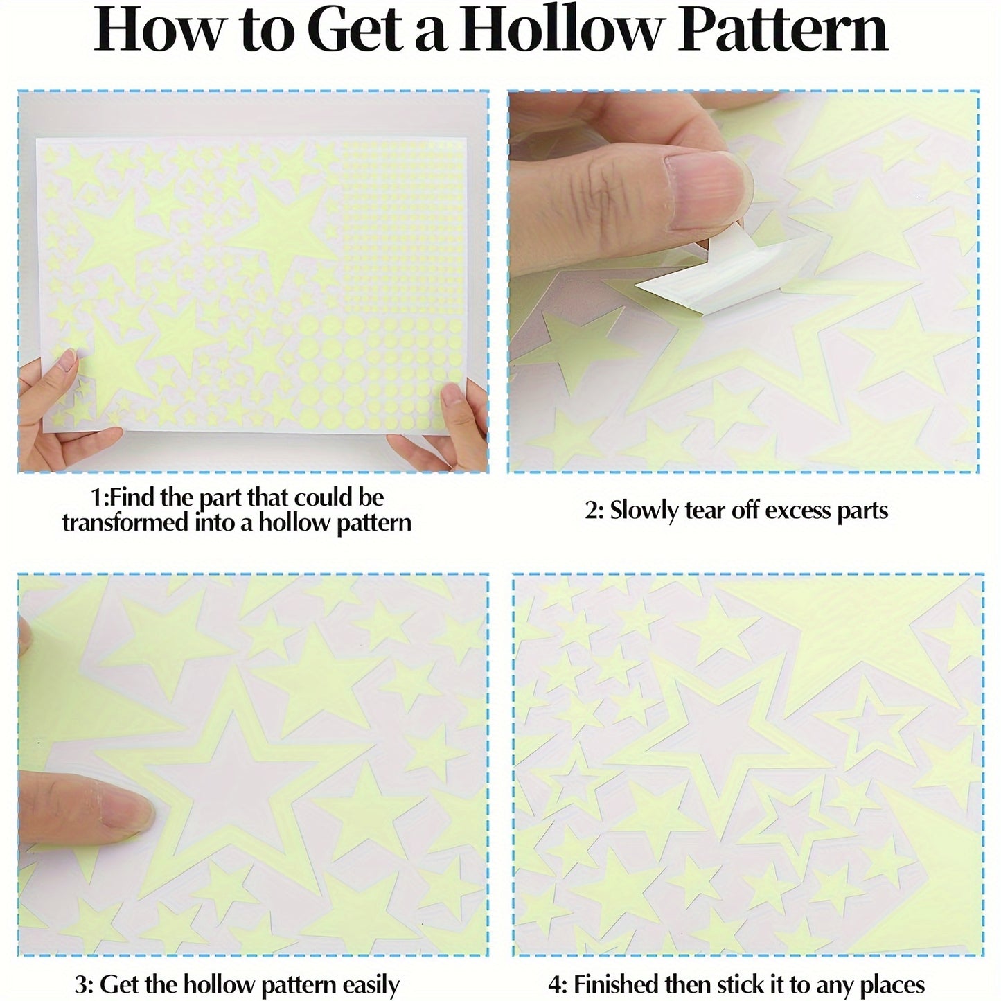 1208 étoiles lumineuses