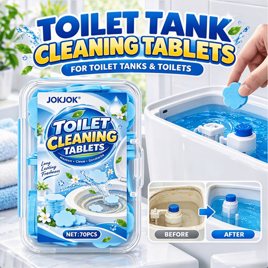 70 pastilles de nettoyage pour toilettes, pastilles dissolubles pour l'entretien de la cuvette des toilettes, fraîcheur de salle de bain, entretien quotidien des toilettes