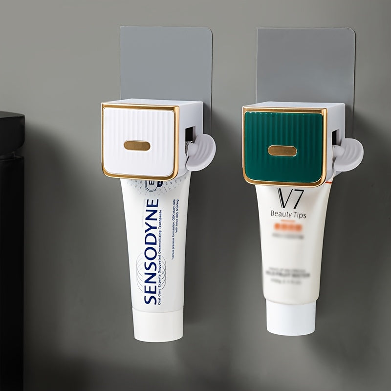 Distributeur de dentifrice mural créatif pour salles de bain