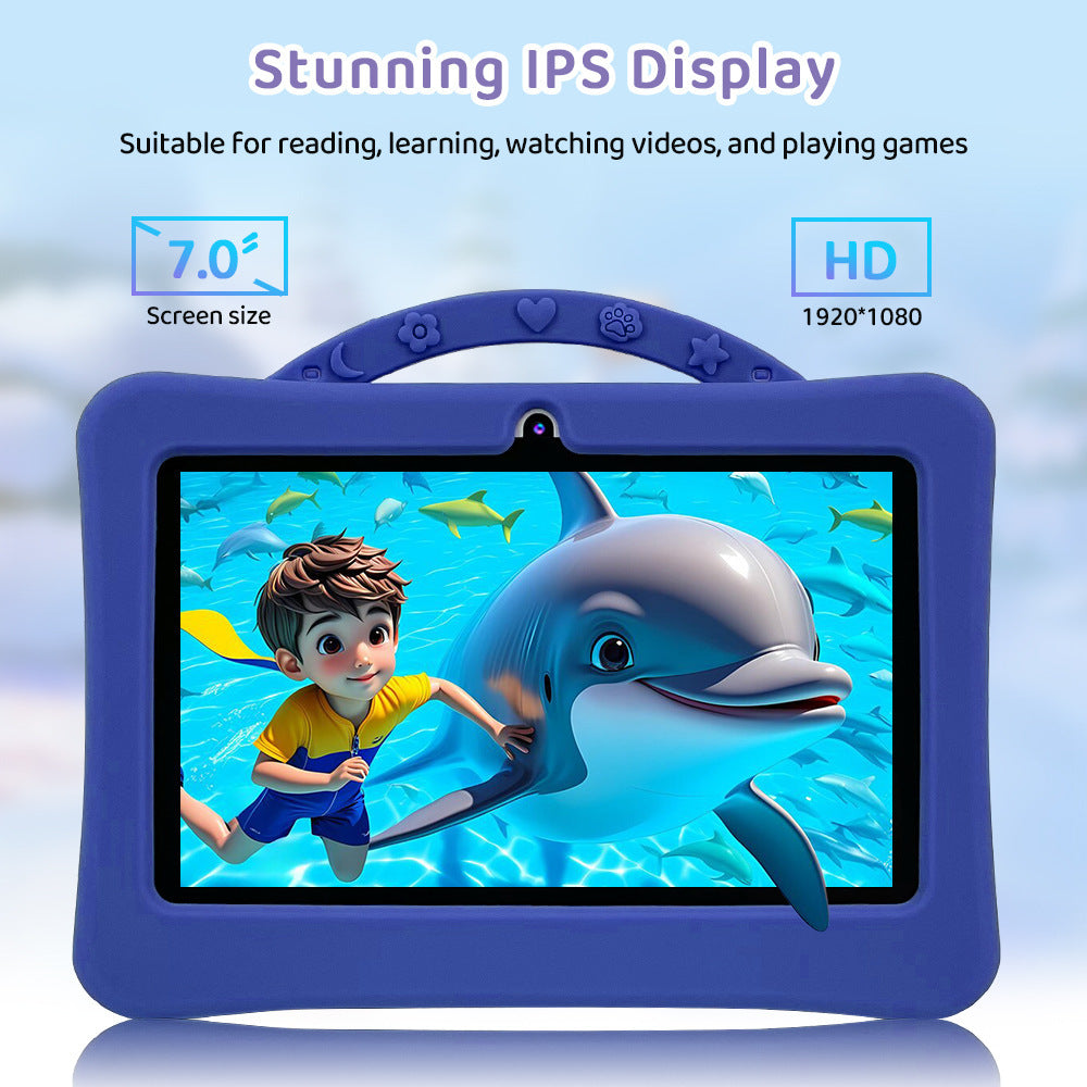 Tablette sans fil Bluetooth 7 pouces pour enfants