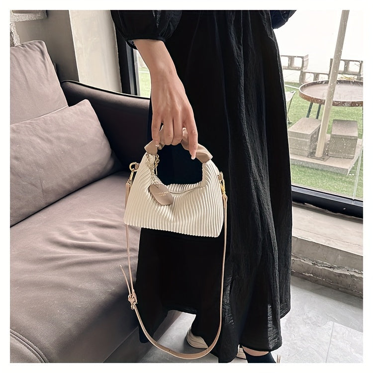 Pochette de soirée plissée tendance pour femme - Topdecheztop.fr