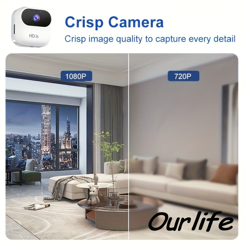 Caméra de sécurité extérieure intelligente sans fil WiFi