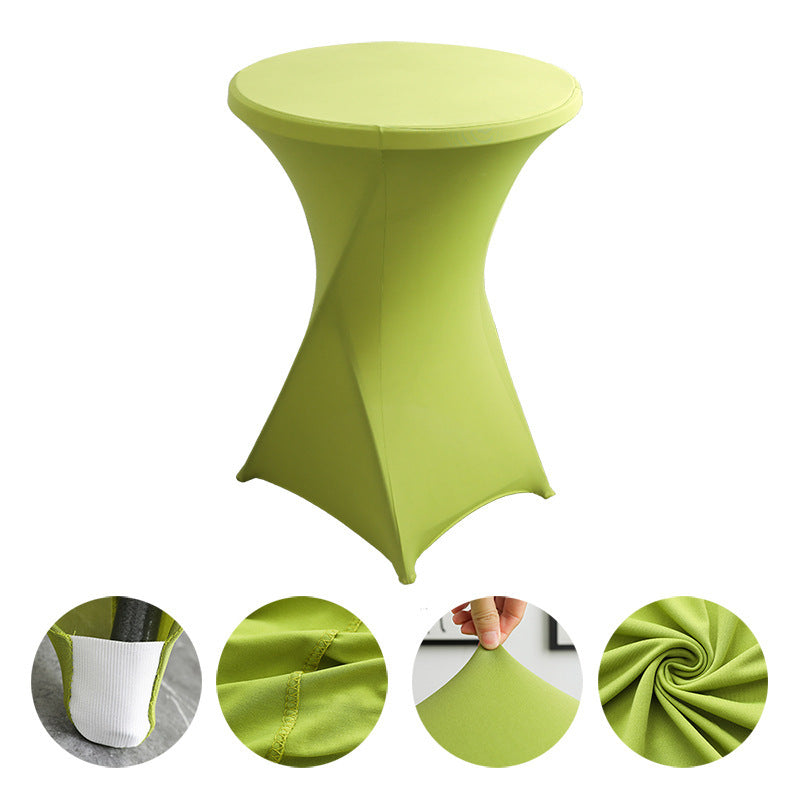 Couverture de Table élastique en Polyester VERT