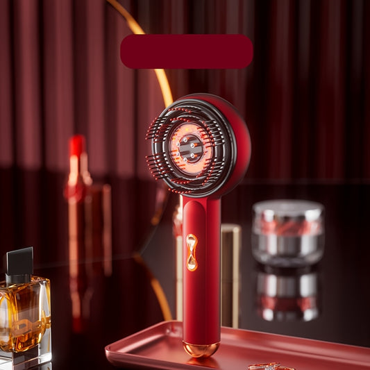 Appareil de massage électrique 2 en 1 pour cuir chevelu et applicateur d'huile capillaire, pétrissage à 360°, 3 modes de massage du cuir chevelu